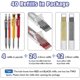 thumbnail image 2 of Set Of Carpenter'S Pencils Deep Hole Markers With 40 Pencil Leads, 4 Mechanical Pencils With Built-In Sharpener, Carpenter'S Pencils Marking Tools For, 2 of 5