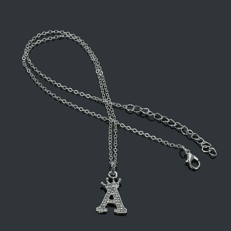 nny-a╰(*´︶`*)╯♡ Kcodviy 26 English Letters Full Pendant Necklace For Women