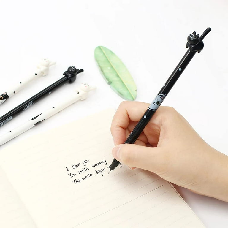 Cat Pen Kawaii Cat, Cute Pens, Kawaii Stationery, Kawaii Pens, Bullet  Journal, Bujo, Gel Pens, Planner, Planner Pens, School Supplies 