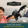 thumbnail image 3 of Dreamworks Dragons How to Train Your Dragon, Toothless interactif à apprivoiser et dresser, jouet dragon avec 60 effets sonores et réactions, jouets pour filles et garçons à partir de 4 ans, 3 of 9