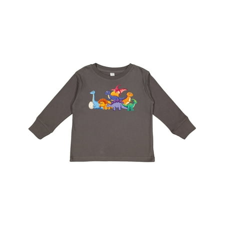 

Inktastic Cute Dinosaurs Gift Toddler Boy or Toddler Girl Long Sleeve T-Shirt