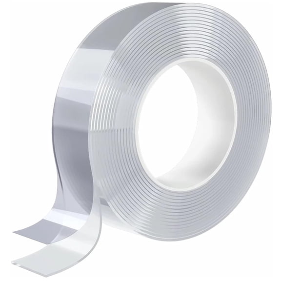 SEARCHI Double Sided Tape Multipurpose Removable Mounting Tape Adhesive Grip Washable Sticky Wall Tape Strips for Househeld Paste Fix Carpet Photo Poster