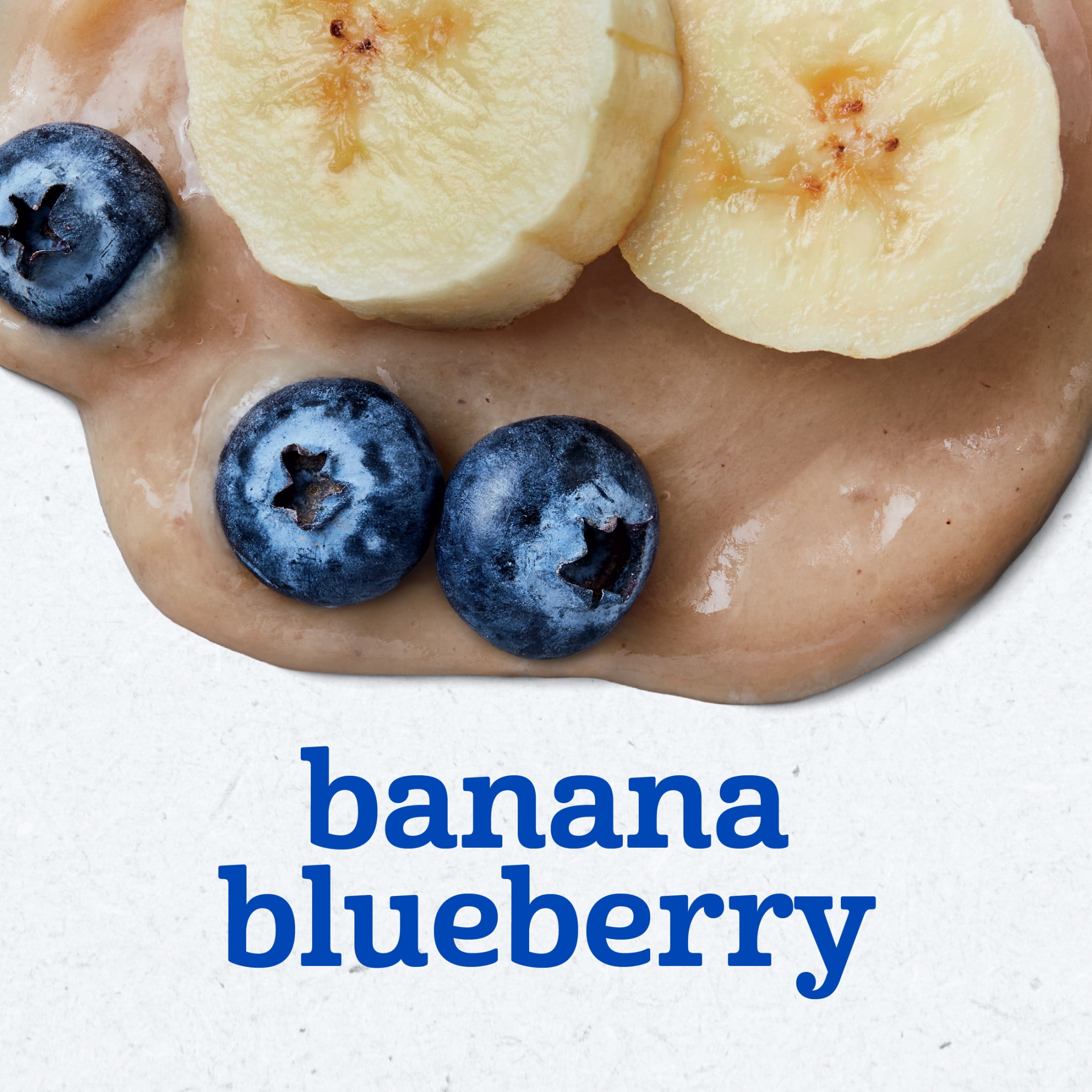 (12 pack) Gerber 2nd Foods Natural for Baby Wonder Foods Baby Food, Banana Blueberry, 4 oz Jar