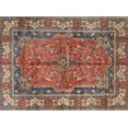 thumbnail image 1 of Ahgly Company Machine Washable Indoor Rectangle Traditional Brown Red Area Rugs, 5' x 8', 1 of 7