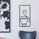 thumbnail image 1 of Arte de la pared moderno Decoraciones Línea para colgar en la pared Dibujo Artesanías abstractas Silueta café para la decoración de estilo p BLESIY Escultura de pared, 1 of 8