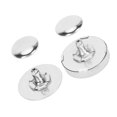 thumbnail image 1 of Buttons,Replacement Buttons  Retractable Button No Sew Button Pins  Button Pins No Sew Metal Tack Buttons Replacement Kit For Clothes Cardigan, 1 of 8