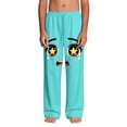 thumbnail image 4 of Boys Soft Stretchy Green Sweatpants Anime Face Print Kawaii Kids Lounge Pants Elastic Waistband Casual Bottoms with Side Pockets,Size 13 T, 4 of 9