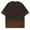 Coffee, variant on Aursykel Breathable Cotton Tee Top for Men Baggy Loose Short Sleeve T Shirt Comfy Crew Neck Solid Color Tshirt