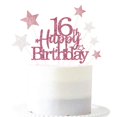 thumbnail image 1 of Adorno para Pastel Pargleev Brillante 16º Cumpleaños Oro Rosa, 1 of 6