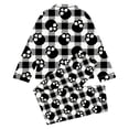 thumbnail image 4 of Gunia Teen Girls' Halloween Pajama Sets 2 Piece Button Up Long Sleeve Tops With Pants Nightwear Pjs Loungewear Black 11-12 Years, 4 of 5