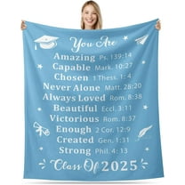 2025 High School College Graduation Blanket for Her Him Graduation Gifts for Her Him Class of 2025 Seniors Throw Blanket for Women Men 2025 Graduation Blankets Graduates Decorations Blankets 30x40"