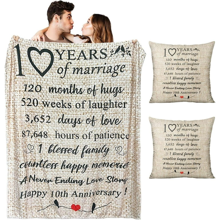  lpmisake Wedding Gifts for Newlywed Couple Bride and Groom  Honeymoon Throw Blanket Anniversary Romantic Gifts for Women Men Couples  Gifts for Her Him Girlfriend Boyfriend Blankets for Sofa Bed : Home