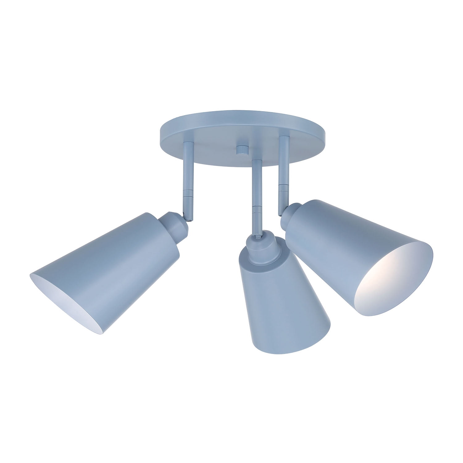 Alvar - 3-Light Semi Flush Mount - Harbor Blue