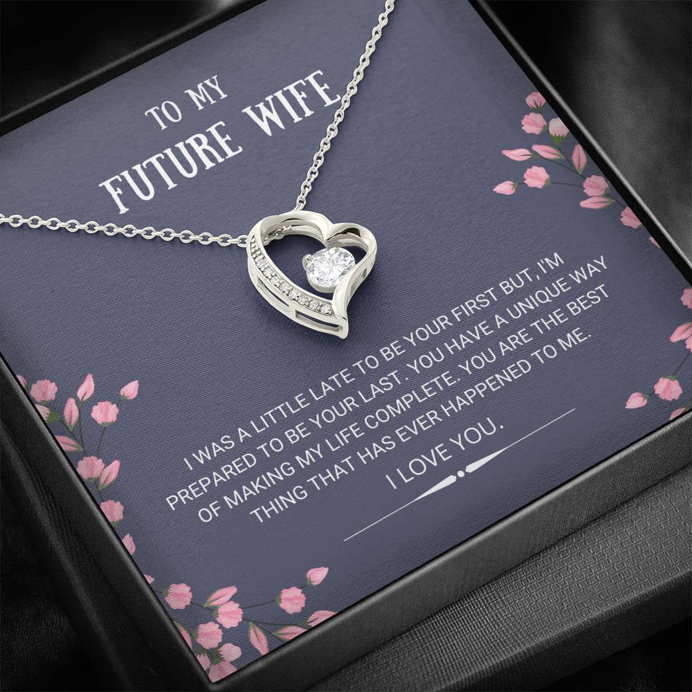 To My Future Wife Interlocking Hearts Necklace | Personalize It Toledo in  2024 | To my future wife, Precious gifts, Girlfriend gifts
