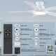 thumbnail image 4 of Ventilador de techo Wiviniya de 52 pulgadas con luces y control remoto blanco, 4 of 9