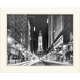 thumbnail image 1 of Trademark Fine Art City Hall Philadelphia Buildings by Philippe Hugonnard, Distressed White Frame 11x14, Multi-Color, 1 of 6