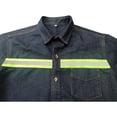 thumbnail image 1 of Camisa De Mezclilla Para Trabajo Con Reflejante, 1 of 4