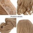 thumbnail image 2 of EeaseCA Extensions de Cheveux Bouclés Ondulés Longs Postiches Serre-Tête Invisible Fil, 2 of 7