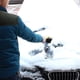 thumbnail image 4 of Pala de nieve de mango largo para coches | Raspador de hielo de invierno amarillo de plástico | Herramienta eficiente de remoción de nieve, suave que no raya, liviana de 68 g, limpieza de múltiples, 4 of 6
