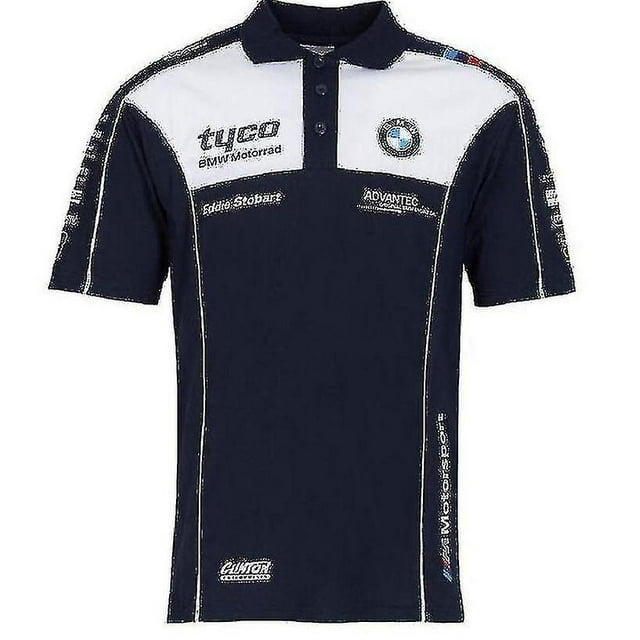 New Summer Bmw Motorcycle Clothing Quick Dry Breathable Short Sleeve Polo Shirt