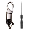 thumbnail image 3 of Carabiner Key Ring Carabiner Keyring Key Organizer Premium D-clip Carabiner Keychain Holder for Easy Access Securely, 3 of 5