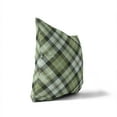 thumbnail image 3 of Anthony Plaid Green Throw Pillow, 3 of 4