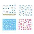 thumbnail image 1 of Electronicheart 1 Sheet Christmas 3D Nail Sticker Snowflakes Nail Tips Tatoos Party Manicure Transfer Sticker, 1 of 7