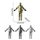 thumbnail image 2 of Titan 13 Action Figure,Stikbot Toys with Weapon Accessories, T13 Action Figure Robot,Multi-Jointed Movable Stick Bots Articulated Robot Dummy, Toys Not To Be Missed By Enthusiasts (White), 2 of 7