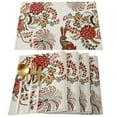 thumbnail image 1 of Binwennn Dining Table Set Dinning Table Set Easter Bunny Egg Pattern Linen Print Kitchen Dining Room Insulated Decorative Placemat（6）, 1 of 7