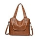 thumbnail image 2 of Bolso de hombro para mujer, suave, de piel sintética, elegante, para teléfono, cosméticos y viajes. Marrón, 2 of 8