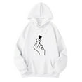 thumbnail image 6 of Bibifish Women Graphic Hoodies Casual Autumn Long Sleeve Pullover Tops Funny Printed Stylish Hooded Sweatshirts For Daily Wear, 6 of 7