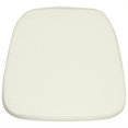 thumbnail image 1 of Bowery Hill Soft Ivory Fabric Chiavari Chair Cushion, 1 of 1