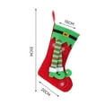 thumbnail image 2 of Medias navideñas para decoración del hogar, regalos, divertidos calcetines navideños con estampado de elfo, 2 of 5