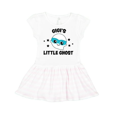 

Inktastic Cute Gigi s Little Ghost with Stars Gift Toddler Girl Dress