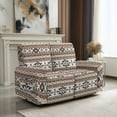 thumbnail image 2 of Yuyamidu Aztec Print Recliner Loveseat Covers Retro Recliner Loveseat Slipcover with Elastic Edge Washable Furniture Protector Covers for Pet, 2 of 8