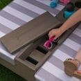 thumbnail image 2 of Double Chaise Lounge with Cup Holders - Gray, 2 of 9