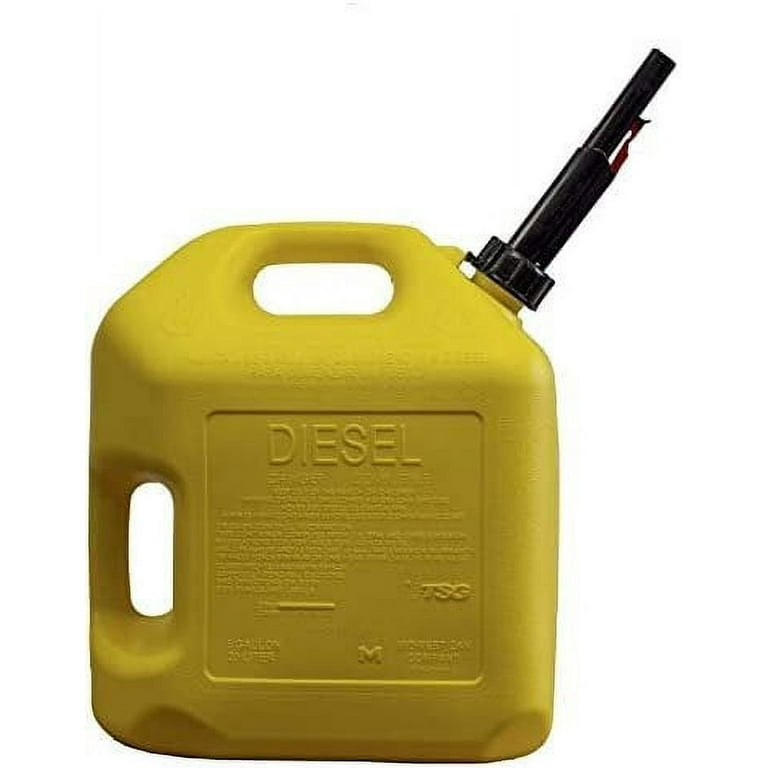 Midwest 5 Gallon Diesel Can with Quick-Flow Spout, Auto Shut Off