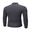 thumbnail image 3 of FNNMNNR Men‘s Turtleneck Sweater Slim Fit Lightweight Long Sleeve Pullover Top Turtleneck T-shirt, 3 of 6