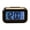 Black, variant on LED Alarm Clock with Night Light Snooze Function Temperature Display Battery Operated Digital Clock for Bedroom Office Blue