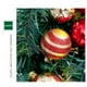 thumbnail image 5 of Kearding Paquete de 50 bolas de Navidad colgantes Festival atmósferas decoraciones fiesta de invierno al aire libre adornos reutilizables Kits de decoración para fiestas, 5 of 6