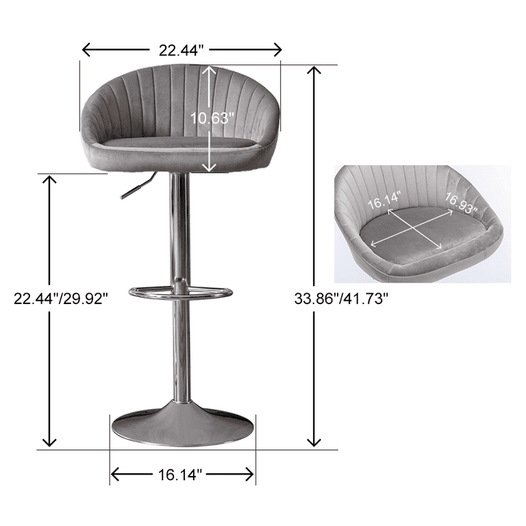 Bar Stools Swivel Set Of 3, Barstools Adjustable Martinique