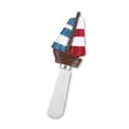thumbnail image 2 of Mr. Spreader 4-Piece Hand Painted Resin Handle with Stainless Steel Blade Cheese Spreader/Butter Spreader Knife, Assorted (Nautical), 2 of 5