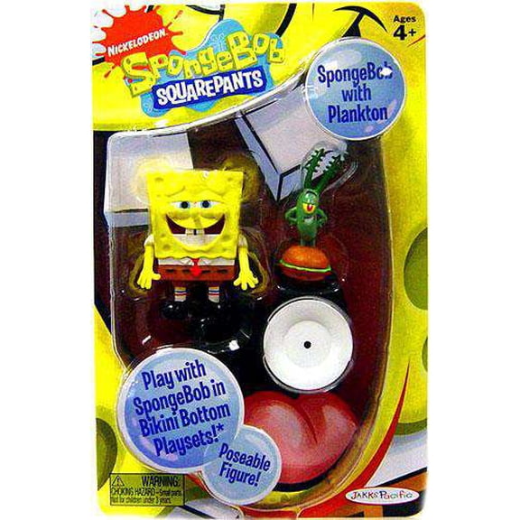 Spongebob Squarepants Spongebob Mini Figure (With Plankton)