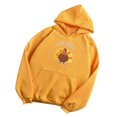thumbnail image 4 of Gibobby Sudadera oversize mujer, Playera de Manga Larga con Capucha, Camisa para Mujer(Amarillo,M), 4 of 5