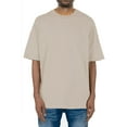 thumbnail image 2 of Mens Blank Drop Shoulder Short Sleeve Tshirt Crew Neck Summer Cotton Tee Tops, 2 of 4