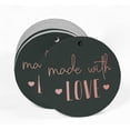 thumbnail image 2 of Inkdotpot Real Rose Gold Foil Made With Love Text Tag Favor Hang Paper Tag 100 Piece, 2 of 6