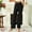 Black, variant on Fashion Olyvenn High Waisted Work Pants for Women Business Casual Outfits Wide Leg Office Button Workout Dress Trousers Pockets Black M