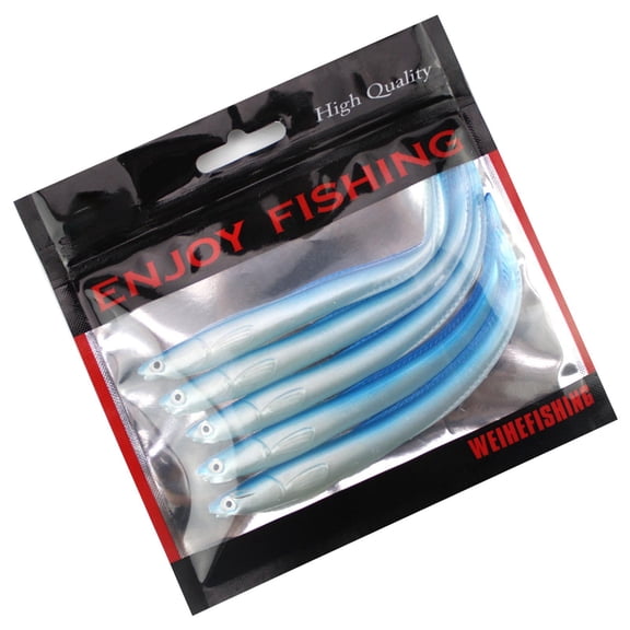 5pcs Fishing Minnow Baits Soft Fishing Lures Artificial Lures Swimbait Saltwater Swim Baits Fishing Tackle Accessories