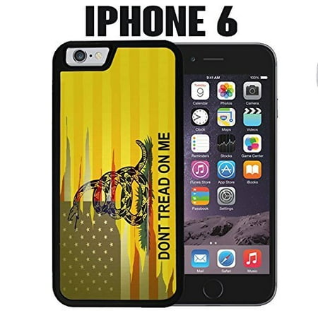 Ganma NEW Case For iPhone Case Dont Tread On Me Best Flag Case For iPhone 6 / 6s (4.7 INCH), Black 2 in 1 Heavy