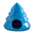 thumbnail image 3 of Qocolcyl Blue Ceramic Christmas Tree Hamster House, Pinaster Shaped Small Pet Hideout Bed, Breathable Cooling Habitat For Hamsters, Gerbils And Small Rodents, 3 of 7